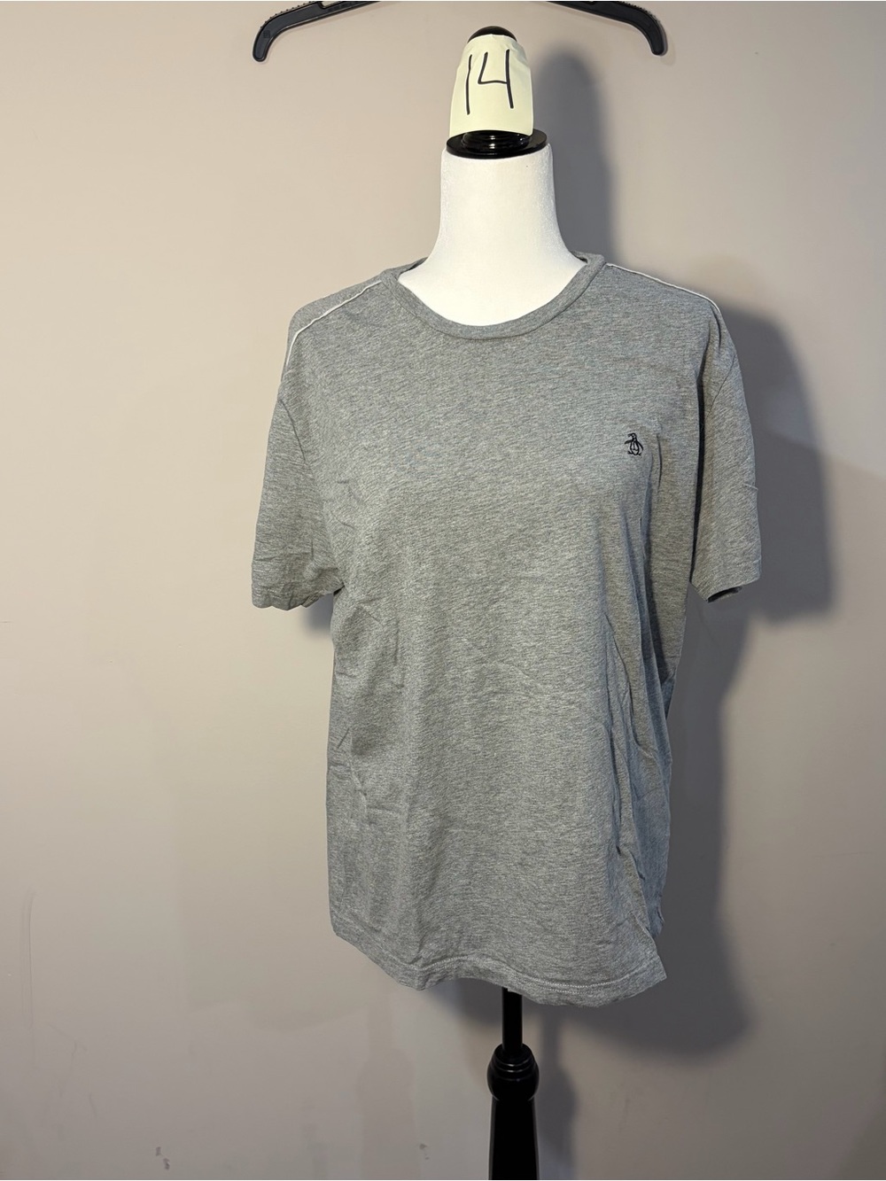 Men's Short Sleeve Crew Neck Tee in Heather Gray